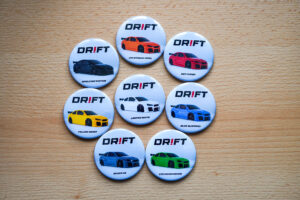 D1 Drift 8 Stück Button