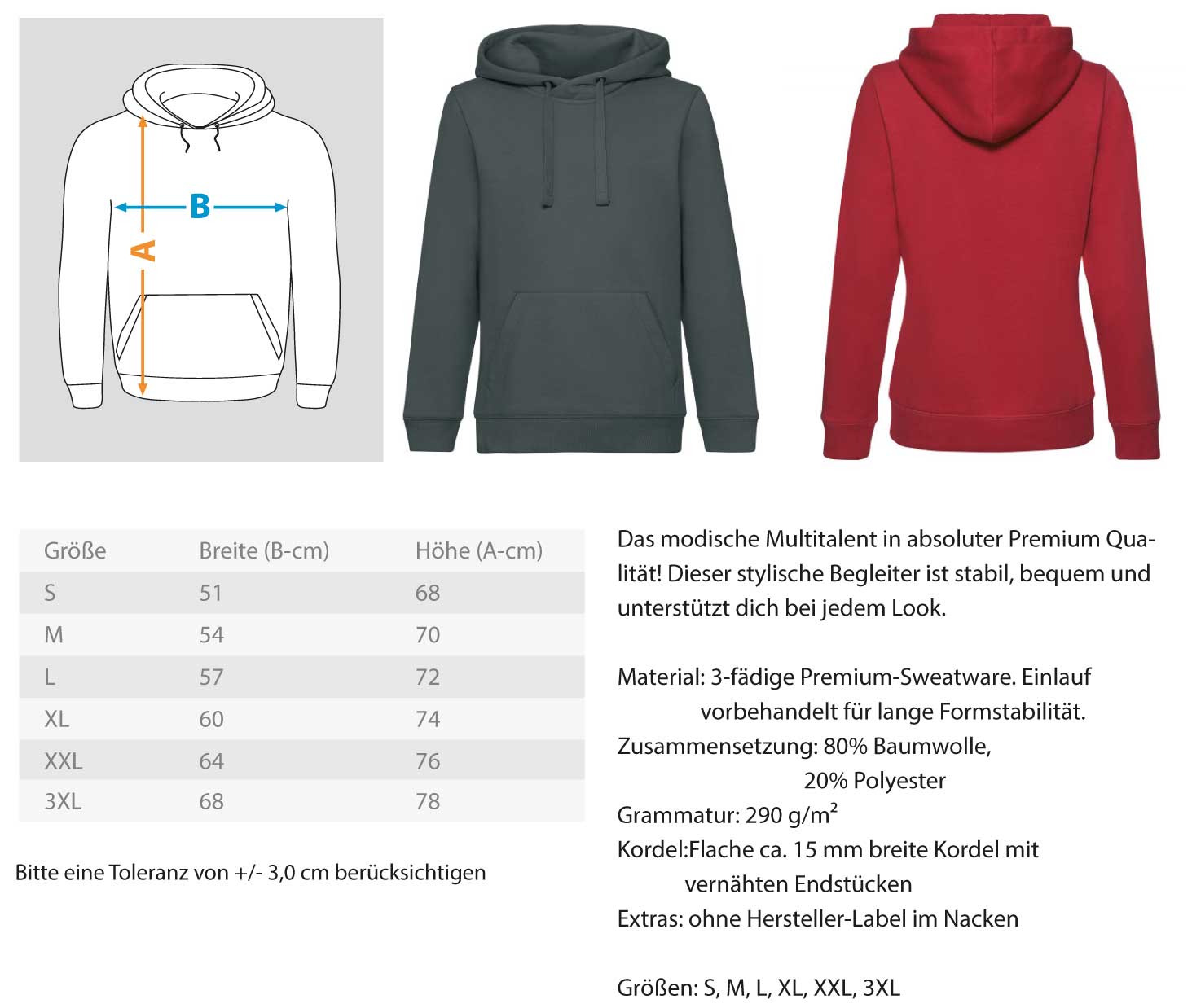 Drift Racing - Unisex Premium Kapuzenpullover – Bild 3