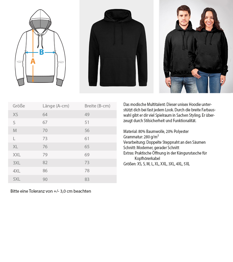 DRIFT Pica Race - Unisex Kapuzenpullover Hoodie – Bild 6
