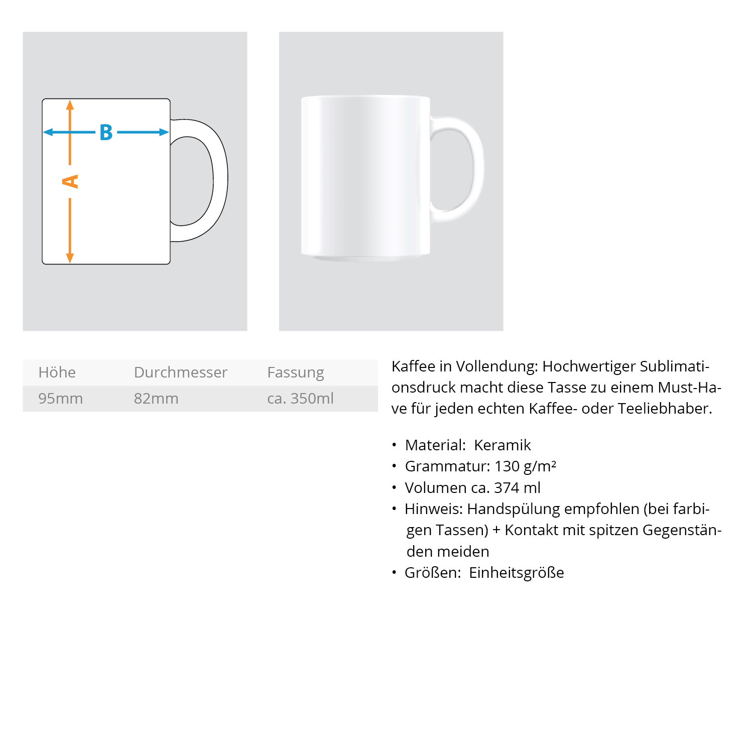 ADT Der Kaffee Liebhaber - Zweifarbige Tasse – Bild 3