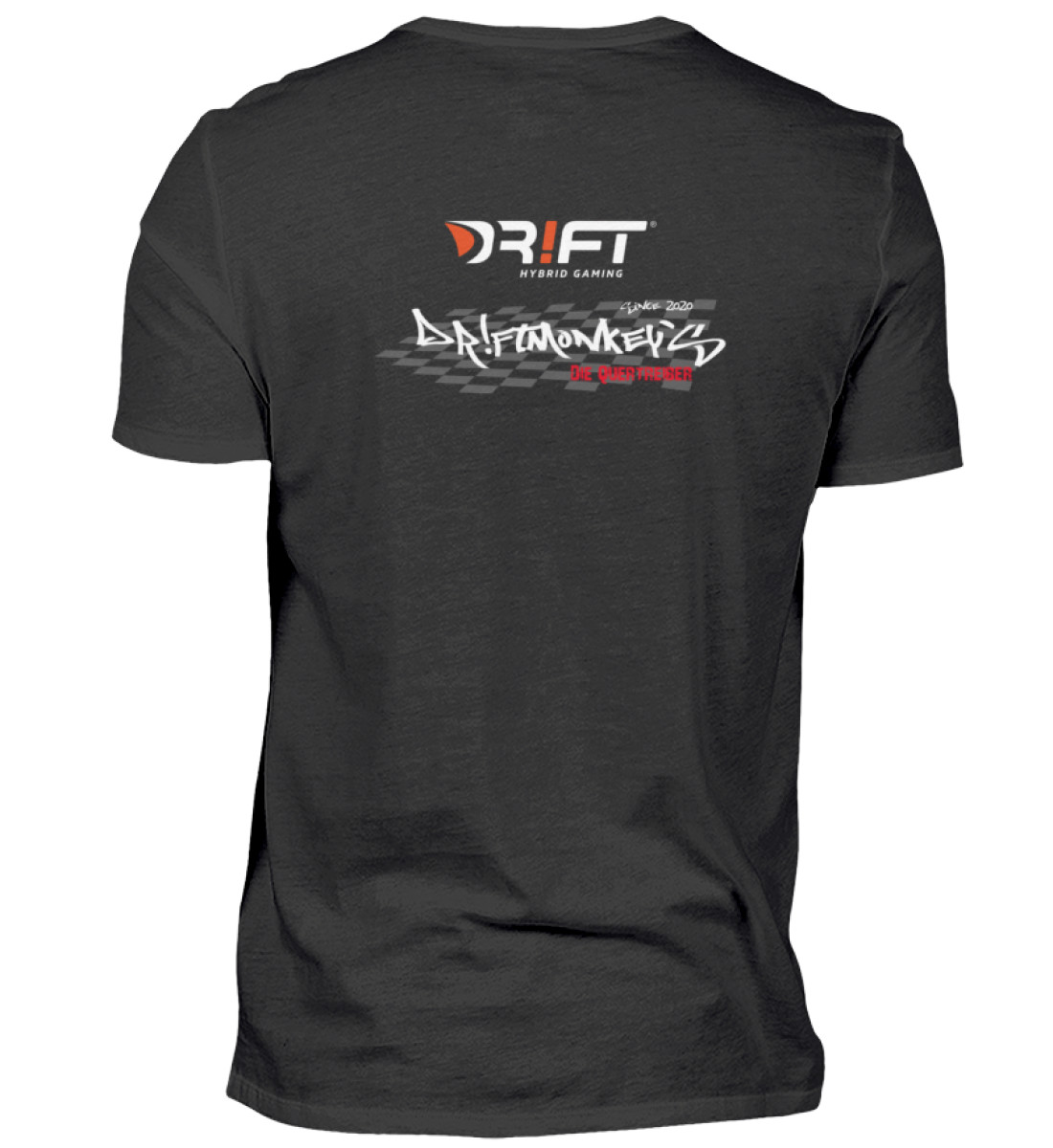 DR!FTMonkeys Der Fitness Typ - Herren V-Neck Shirt-16
