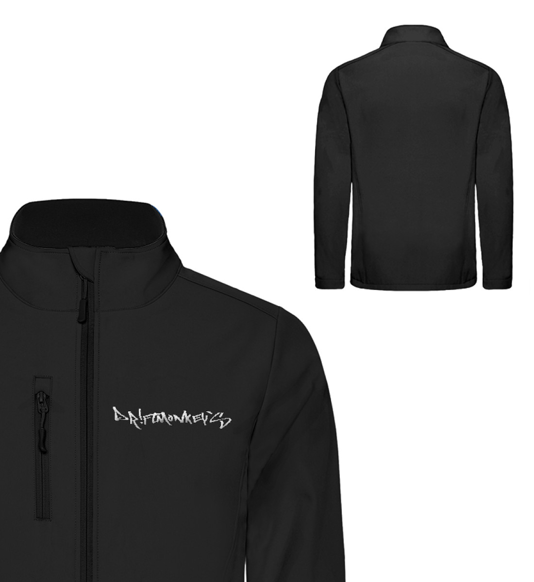 DR!FTMonkeys Der Überzieher - Unisex Softshell Jacket mit Stick-16