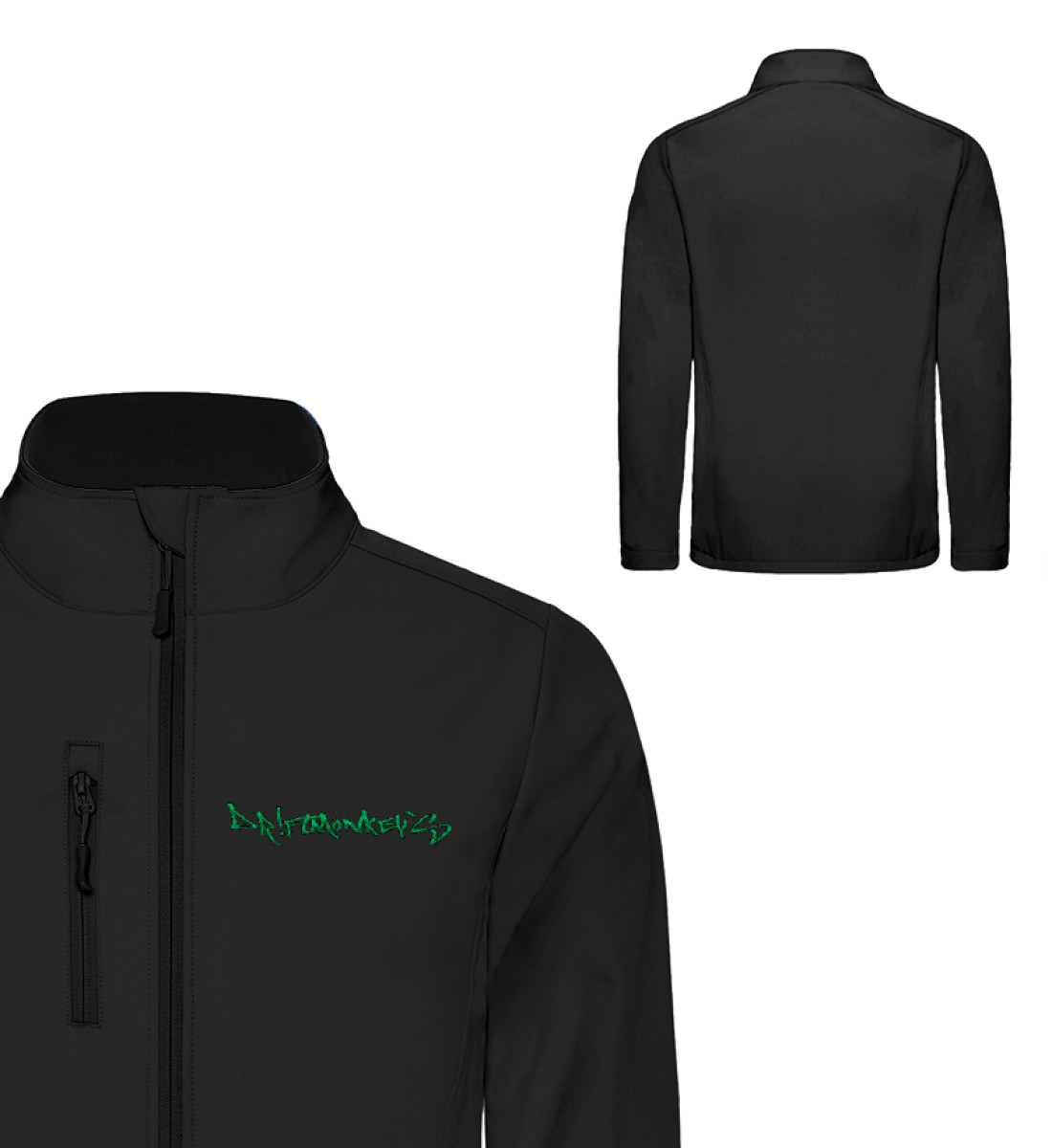 DR!FTMonkeys Der Elegante - Unisex Softshell Jacket mit Stick-16